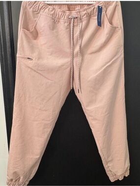 Set Pink Jogger uniform pants L and XL shirt JAANUU